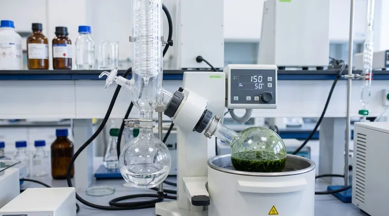 Chris Bacco Laboratory Rotavapor Vacuum Distillation